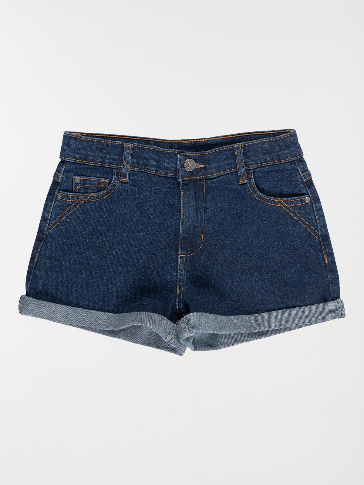 Short en jean brut fille (XXS-M)