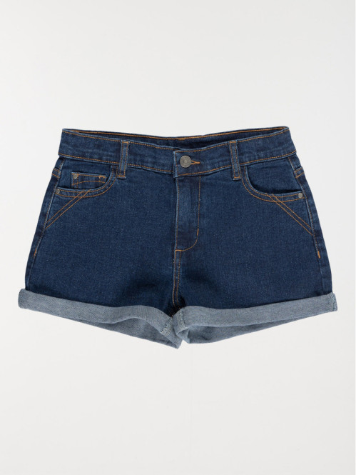 Short en jean brut fille (XXS-M)