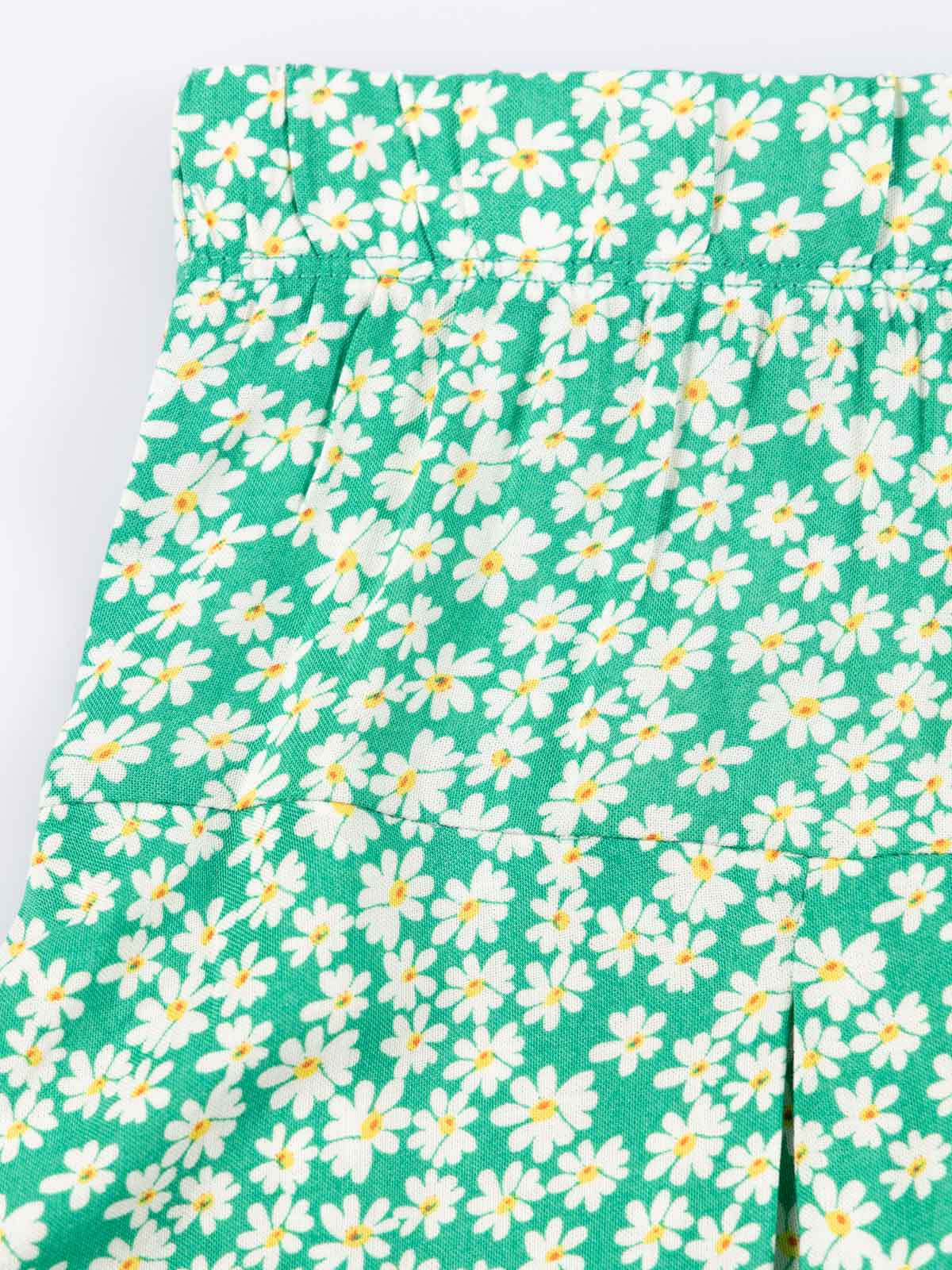 Jupe-short fleurie fille (XXS-M) Jupe-short fleurie fille (XXS-M)