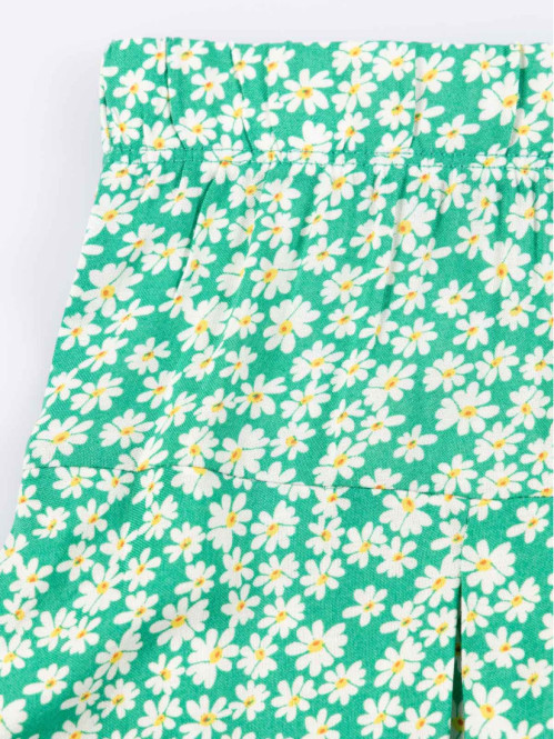Jupe-short fleurie fille (XXS-M) Jupe-short fleurie fille (XXS-M)