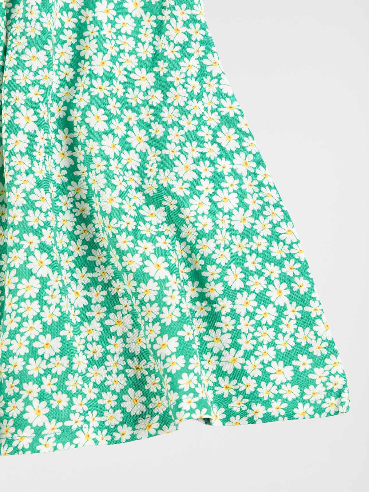 Jupe-short fleurie fille (XXS-M) Jupe-short fleurie fille (XXS-M)