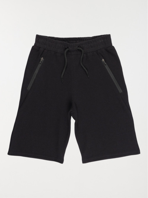 Short noir poches zippées...