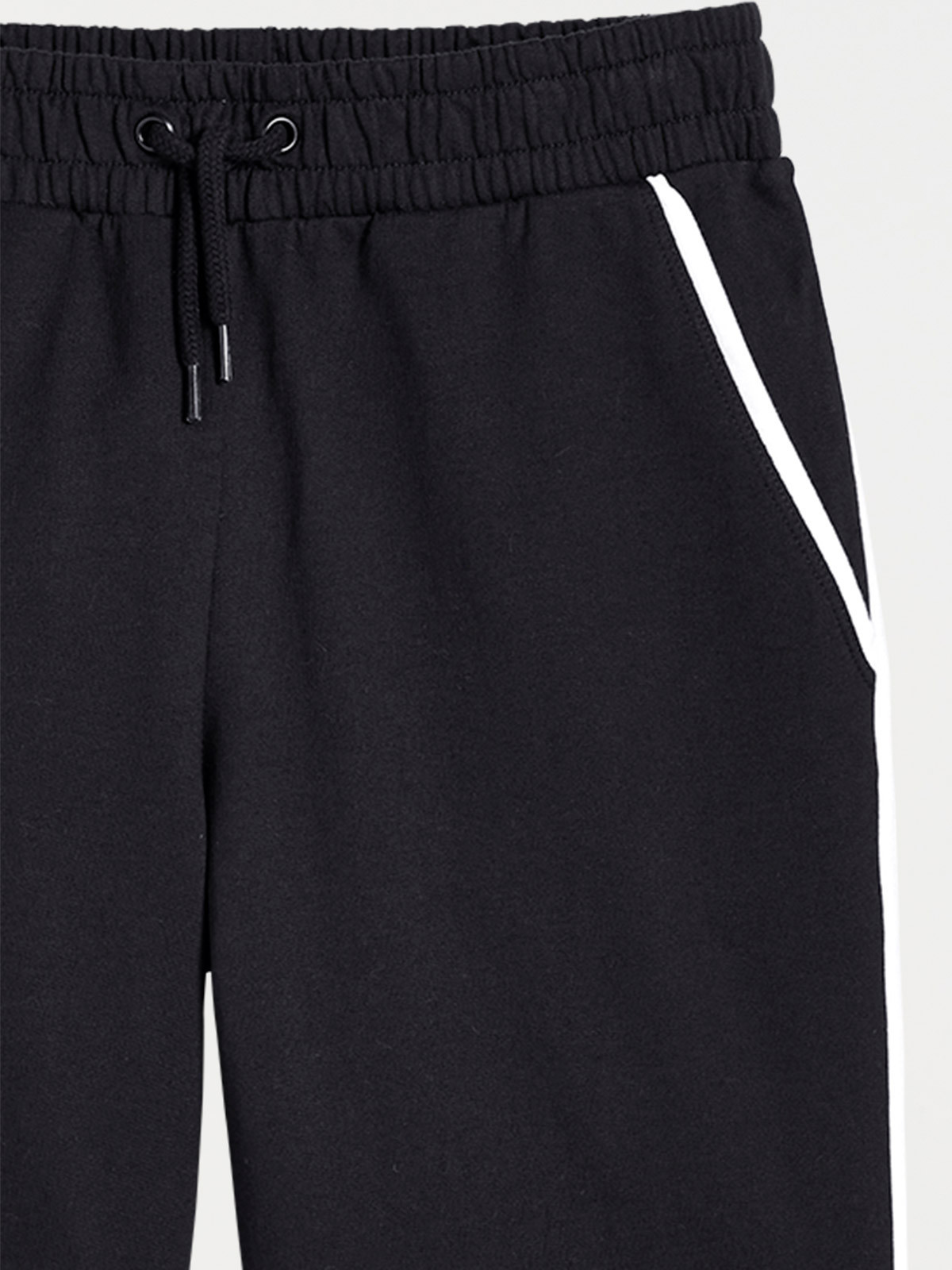 Short coton noir garçon (XXS-M)