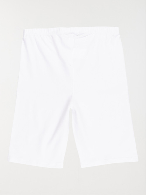 Cycliste blanc fille (XXS-M)