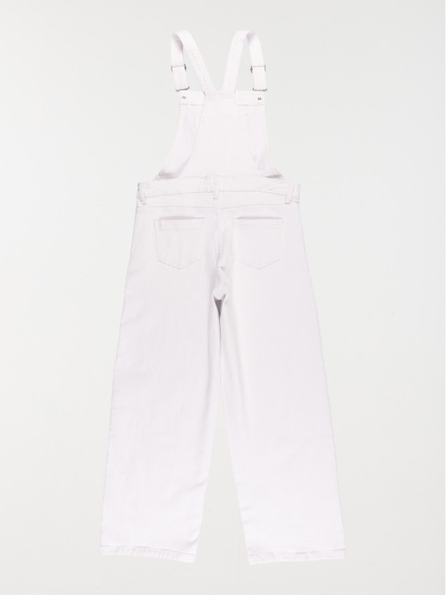 Salopette blanche fille (XXS-M)