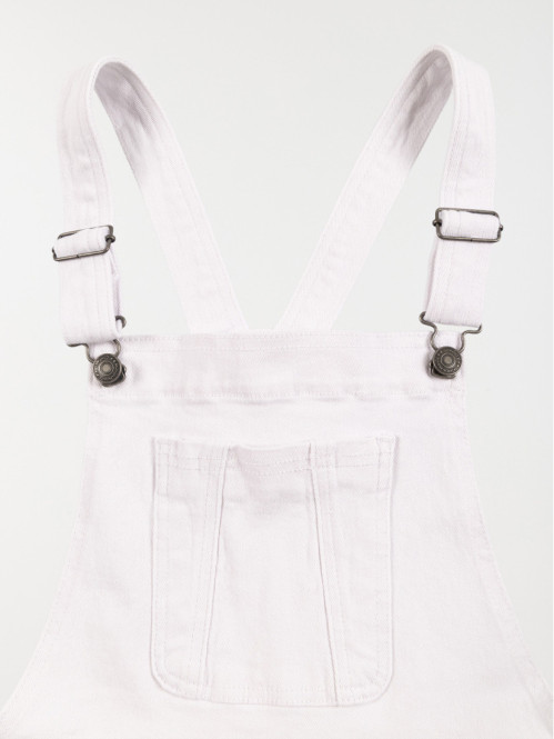 Salopette blanche fille (XXS-M)