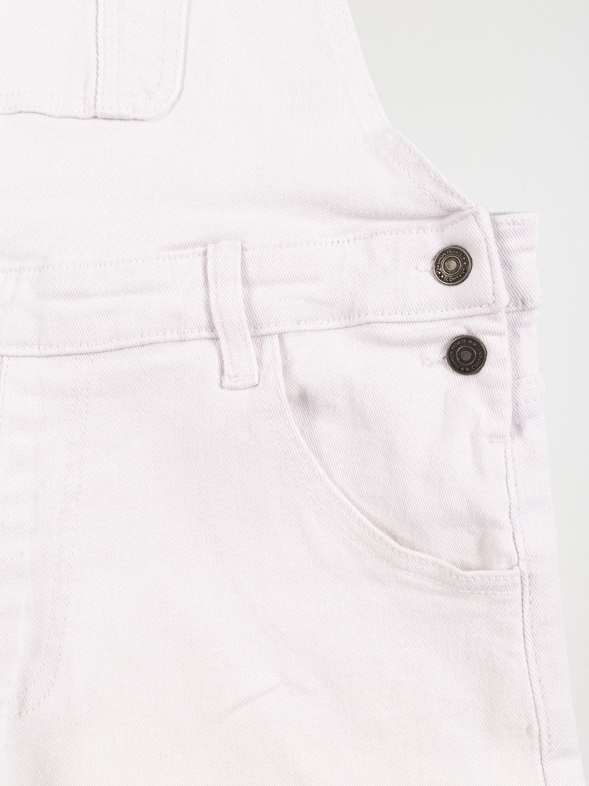 Salopette blanche fille (XXS-M)