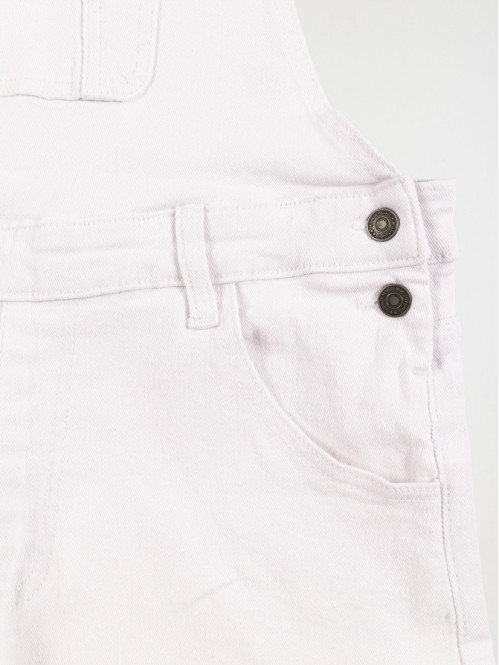 Salopette blanche fille (XXS-M)