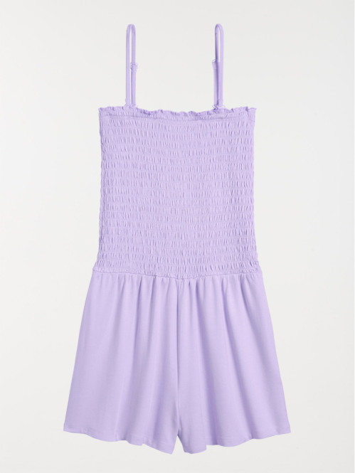 Combishort bretelles lilas...