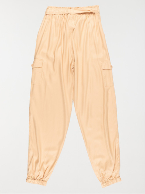 Pantalon fille cargo macadamia (XXS-M) Pantalon fille cargo macadamia (XXS-M)