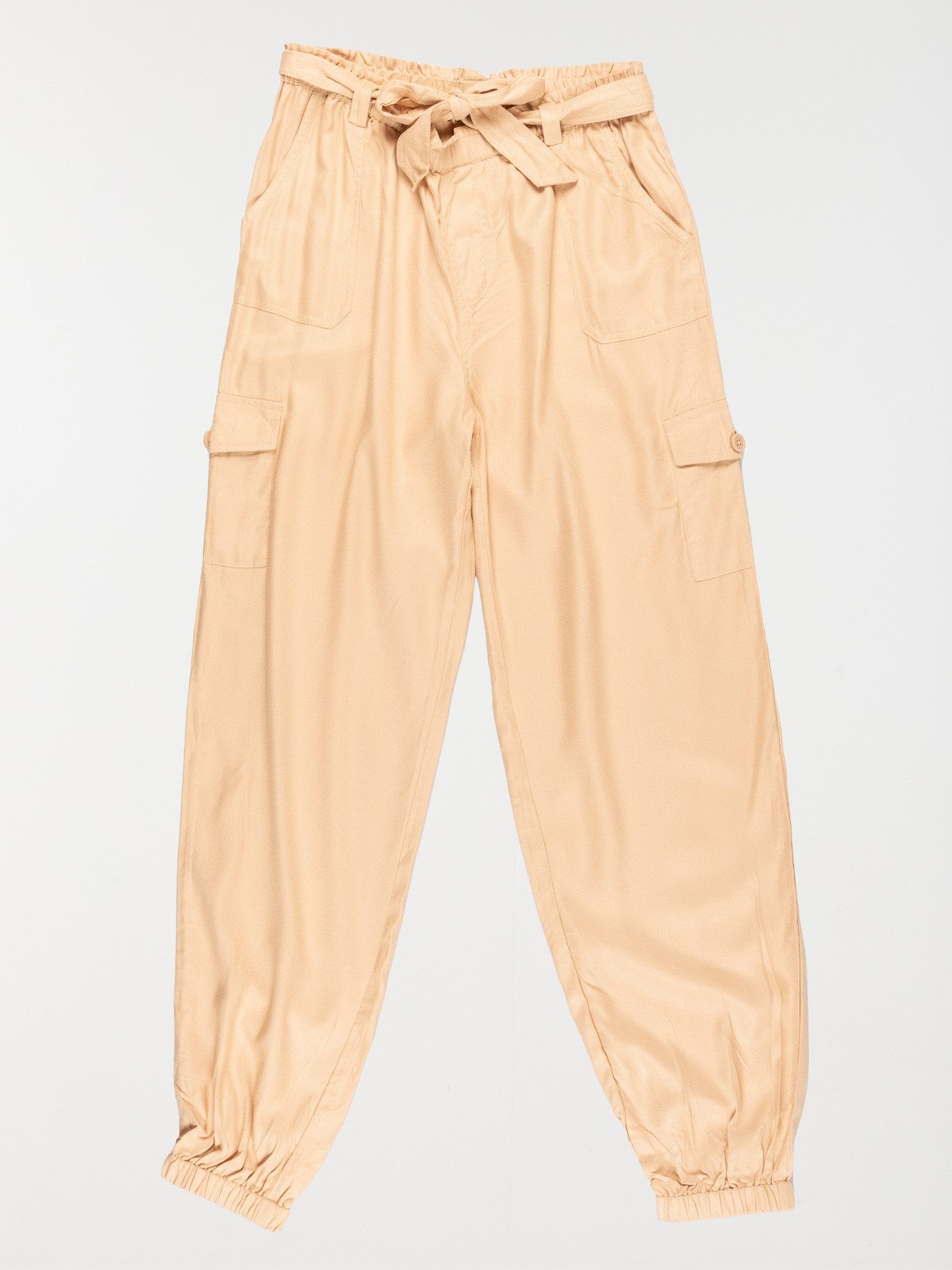 Pantalon fille cargo macadamia (XXS-M)