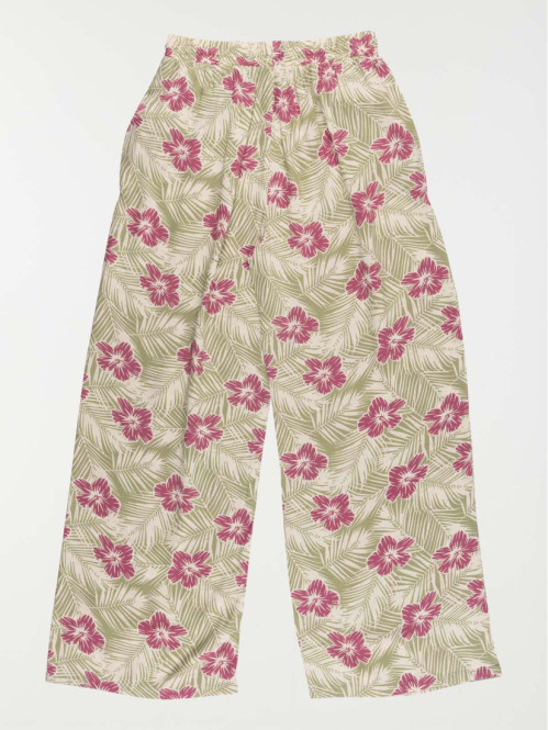 Pantalon large imprimé fille (XXS-M)