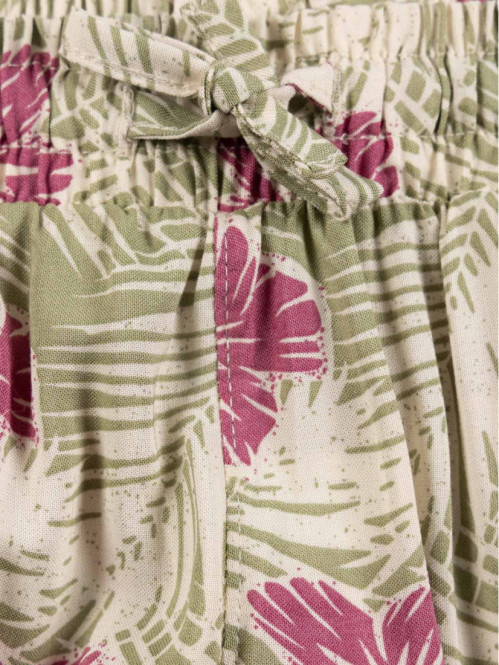 Pantalon large imprimé fille (XXS-M)