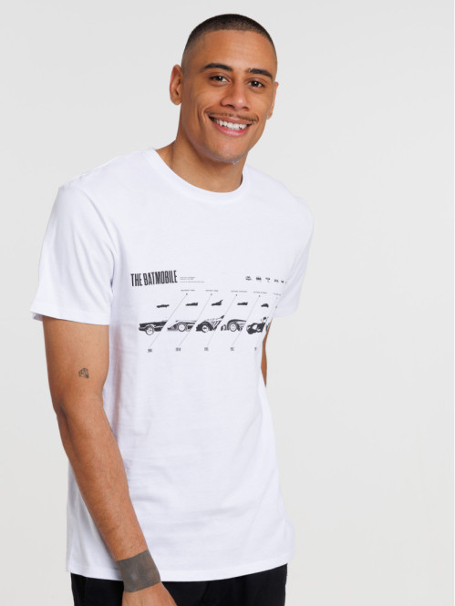 Tee-shirt Batman blanc homme