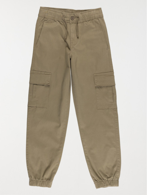 Pantalon cargo vert sauge garçon (XXS-M)