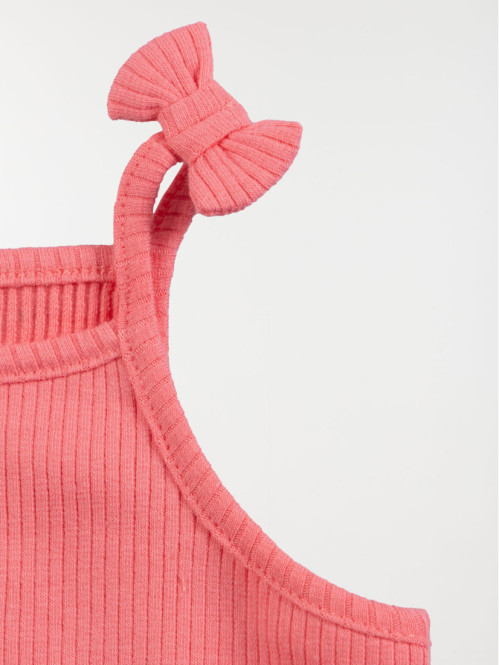 Débardeur sorbet fraise fille (3-12A)