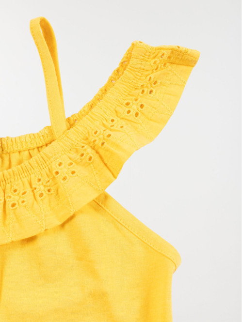 Débardeur banana cream fille (3-12A)