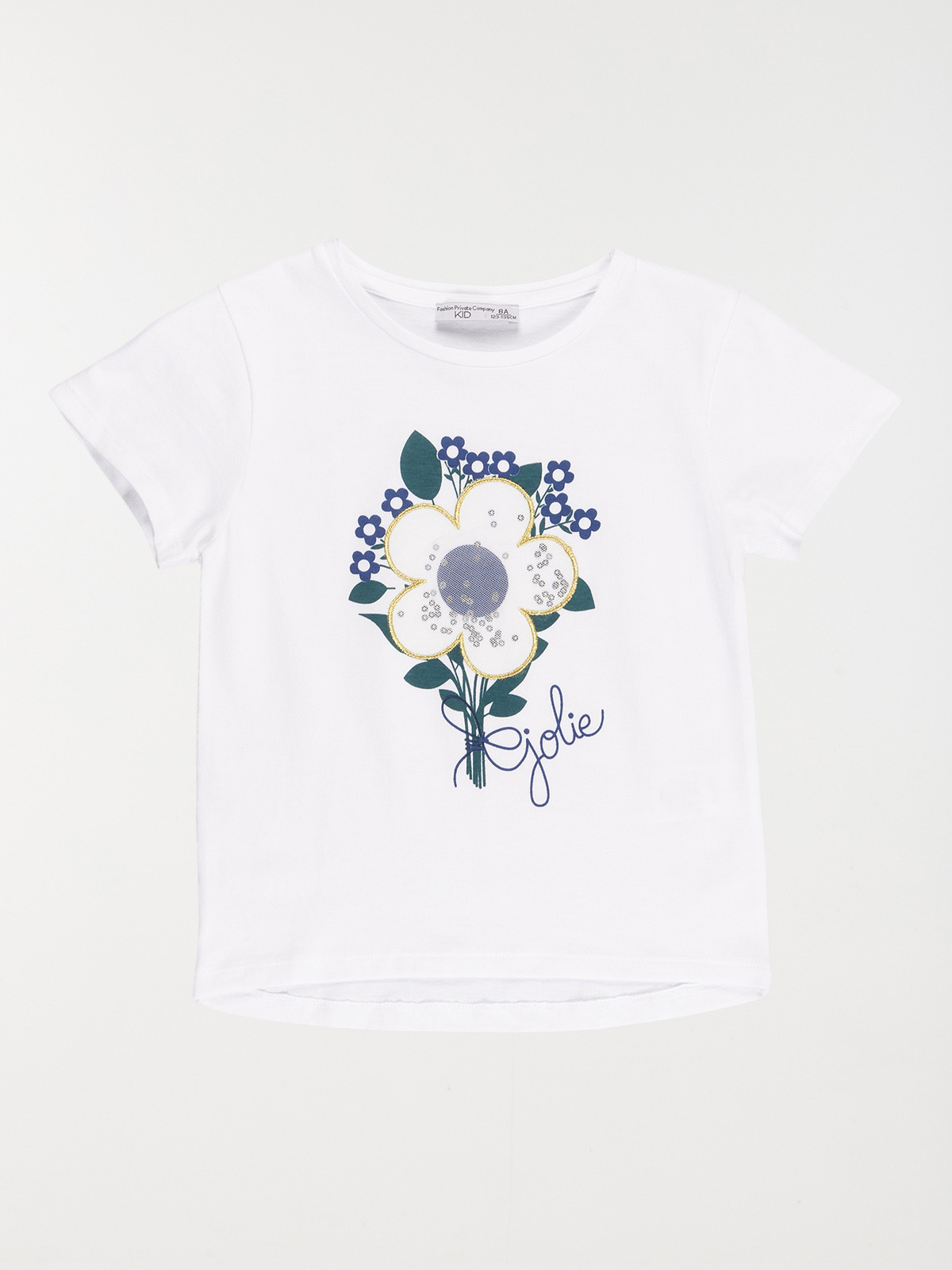 T-shirt bouquet de fleurs fille (3-12A) T-shirt bouquet de fleurs fille (3-12A)