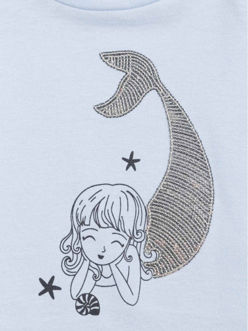 T-shirt sirène fille (3-12A)