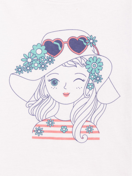 T-shirt imprimé fillette...