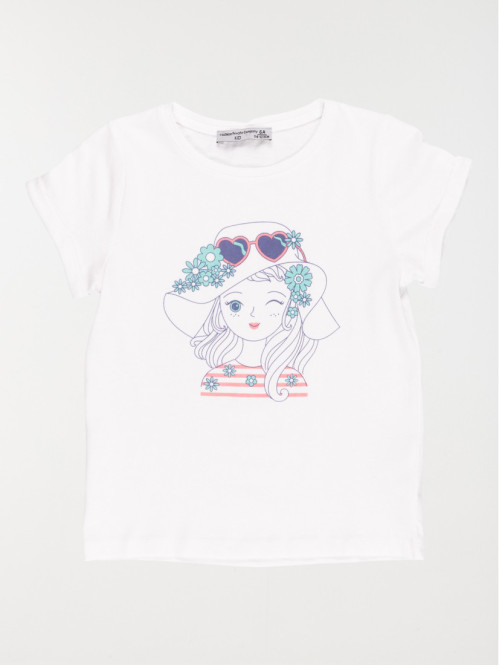 T-shirt imprimé fillette fille (3-12A)