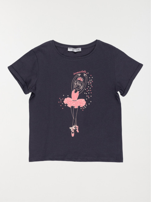 T-shirt danseuse étoile fille (3-12A)