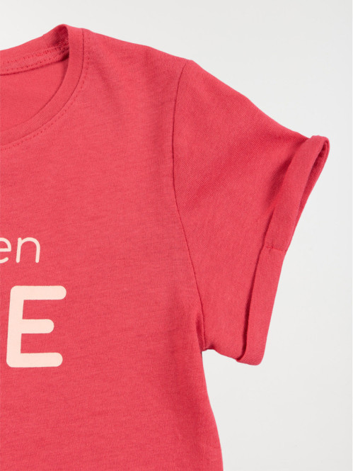 T-shirt la vie en rose fille (3-12A)