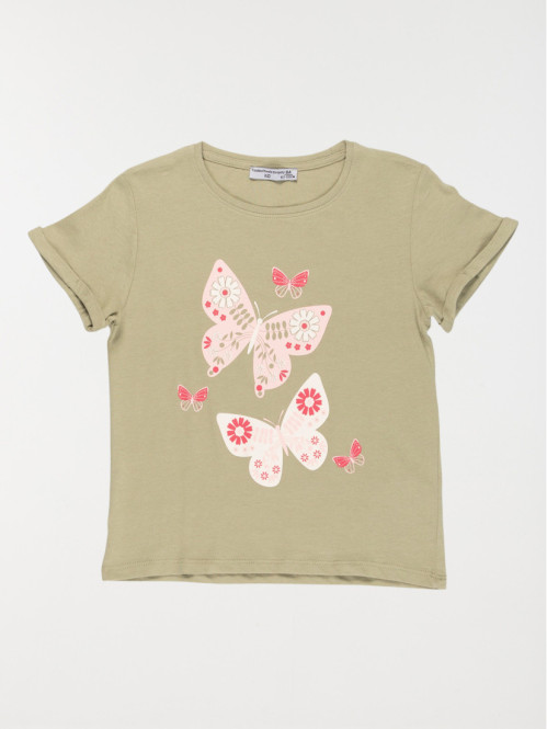 T-shirt papillons fille (3-12A)