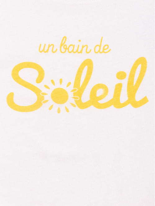 T-shirt un bain de soleil...