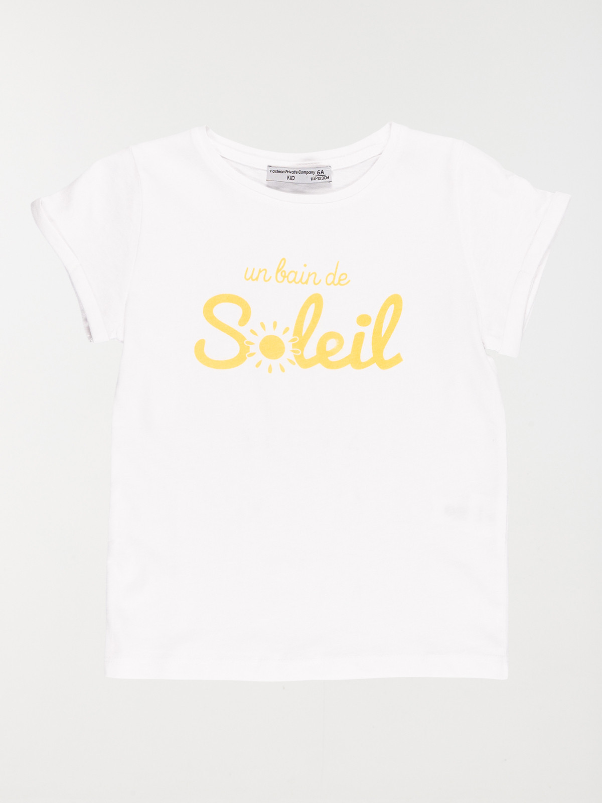 T-shirt un bain de soleil fille (3-12A)