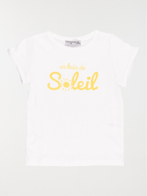 T-shirt un bain de soleil fille (3-12A)