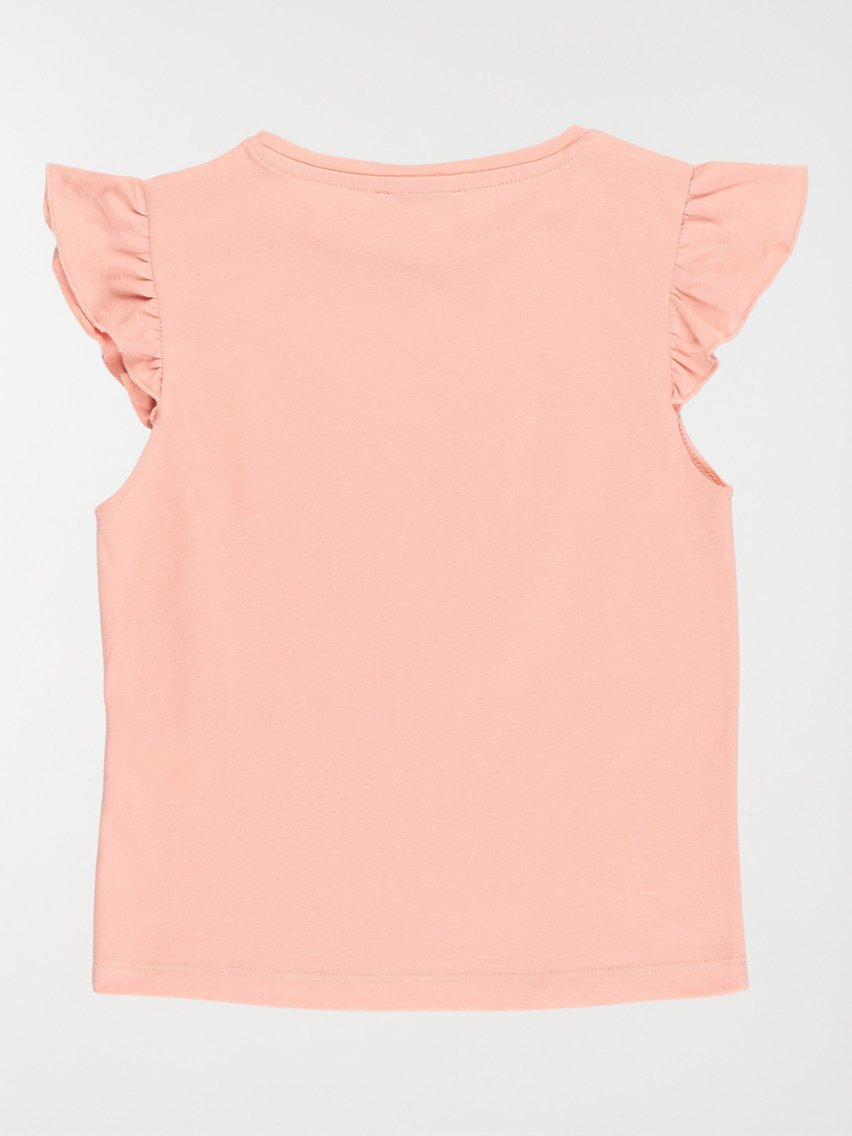 Tee-shirt oiseau fille rose (3-12A)