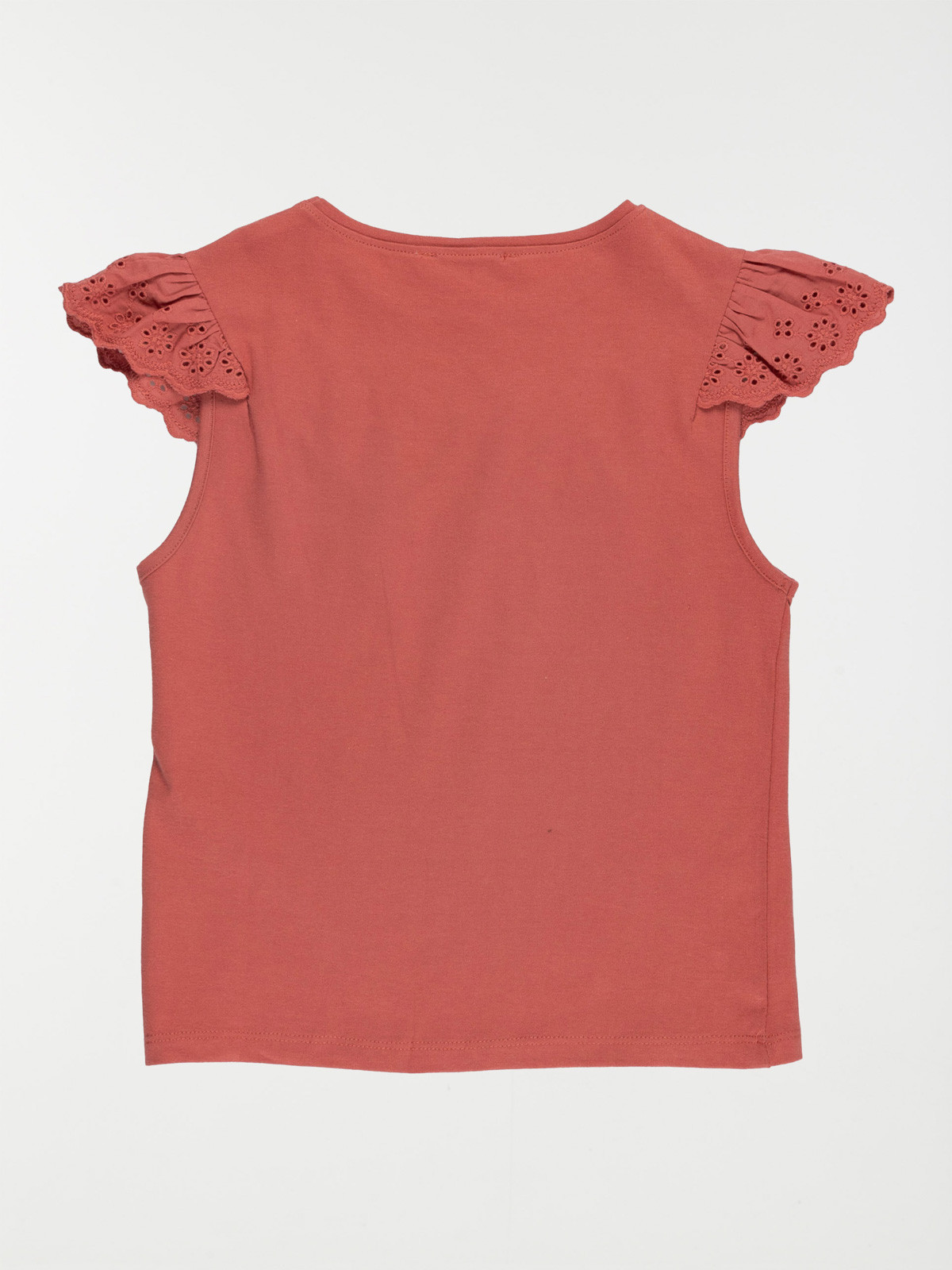 T-shirt fille broderie anglaise (3-12A)