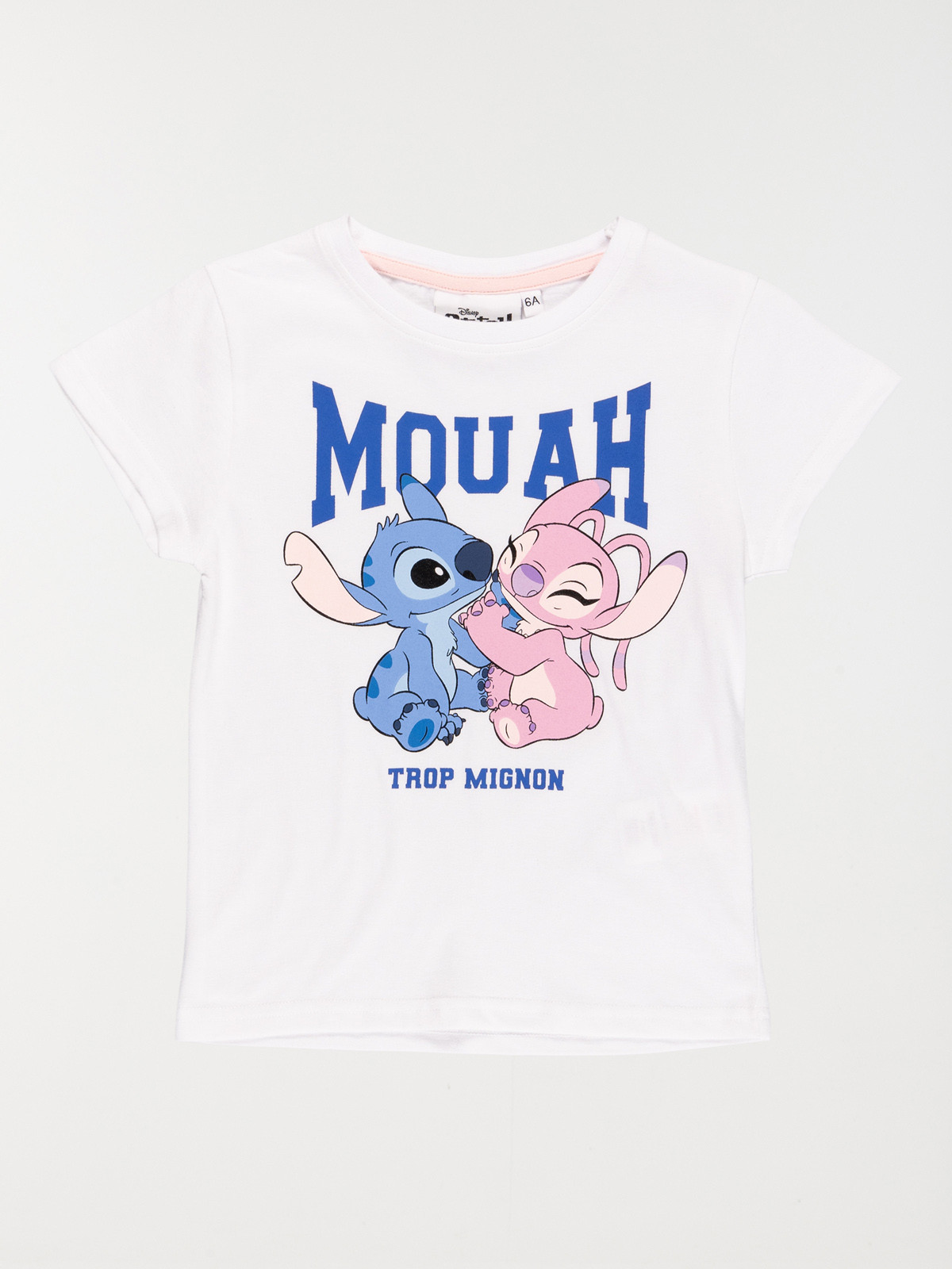 T-shirt Stitch et Angel fille (3-12A)