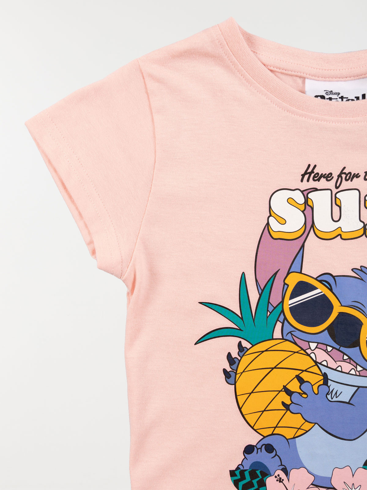 Tee-shirt Stitch chamallow fille (3-12A)