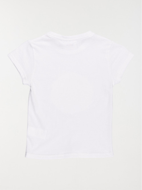 T-shirt blanc WISH fille (3-8A)