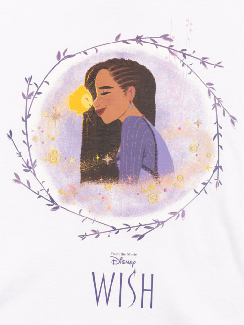 T-shirt blanc WISH fille (3-8A)