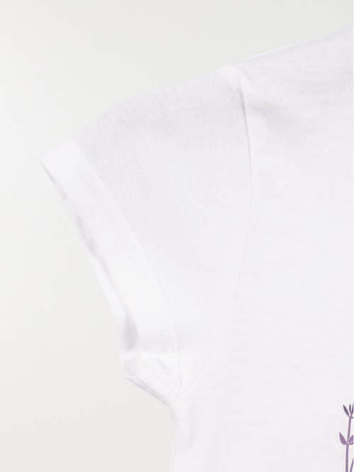 T-shirt blanc WISH fille (3-8A)