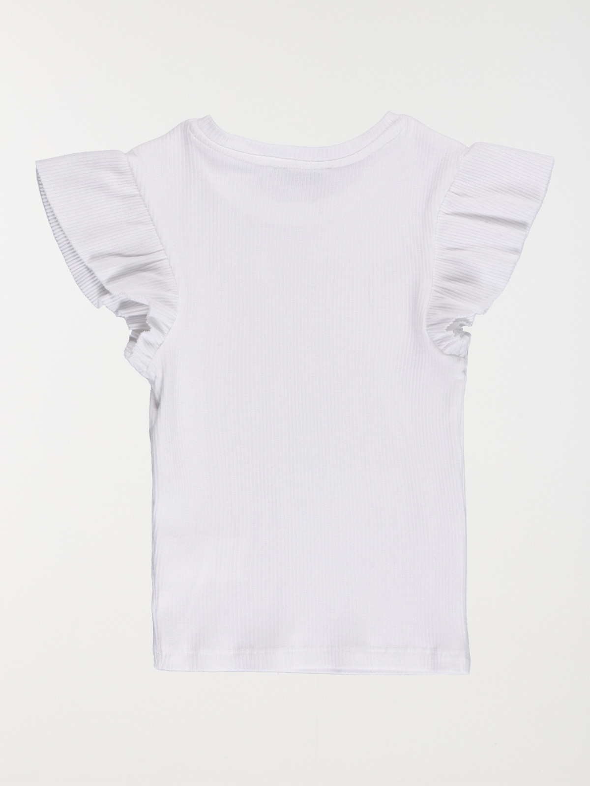 T-shirt manches volantées fille (3-12A)