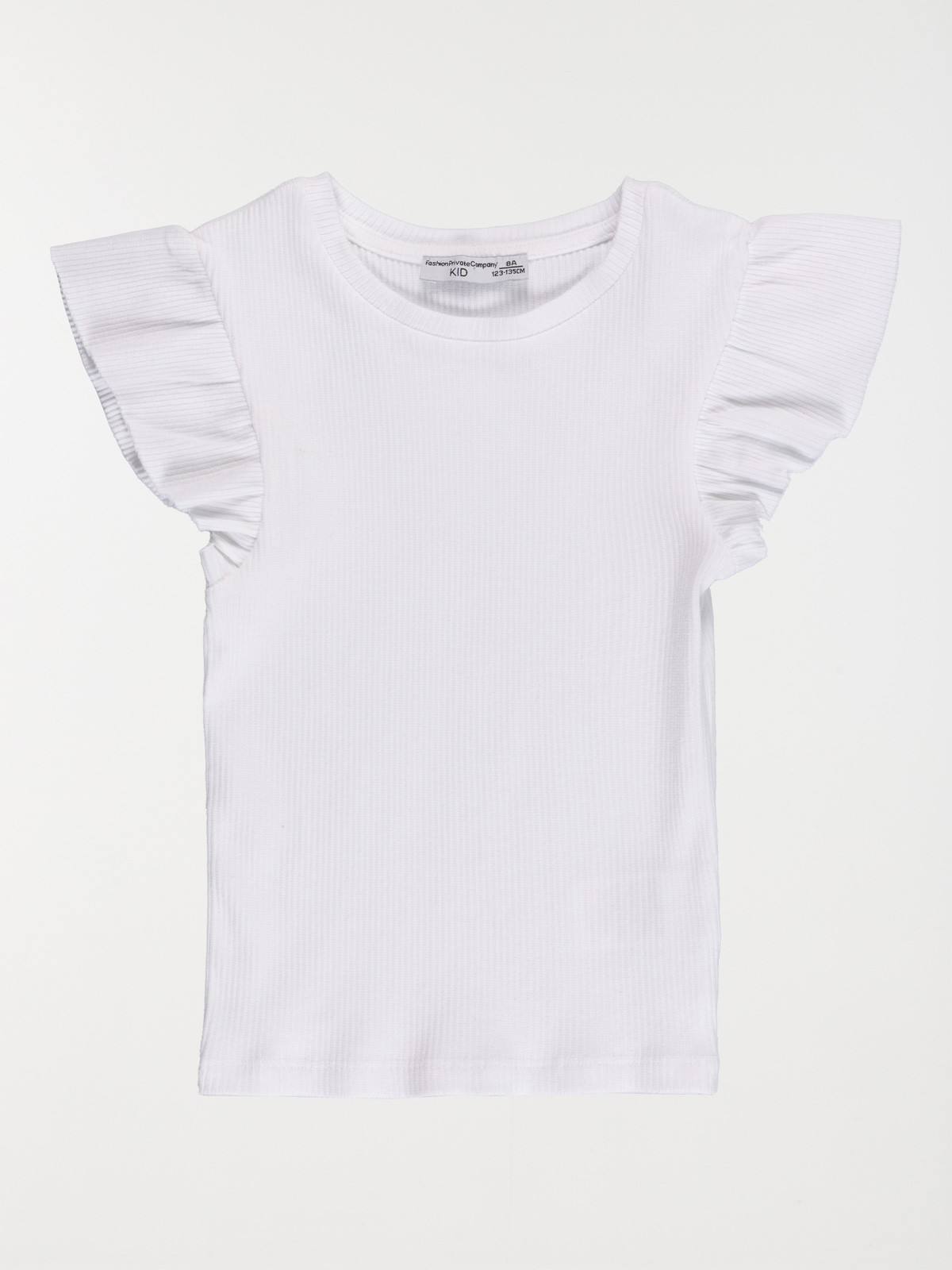 T-shirt manches volantées fille (3-12A)