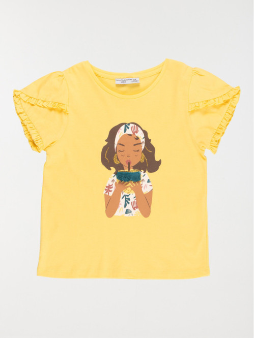 T-shirt banana cream fille (3-12A)