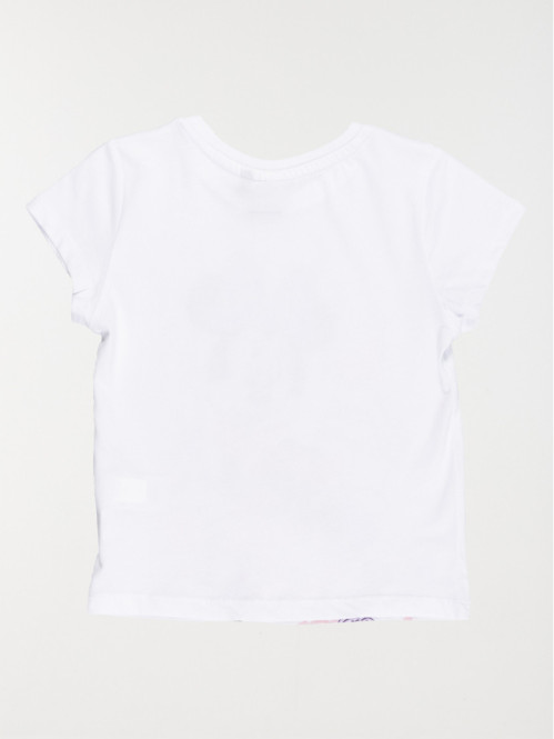 Tee-shirt blanc Minnie fille (3-10A)