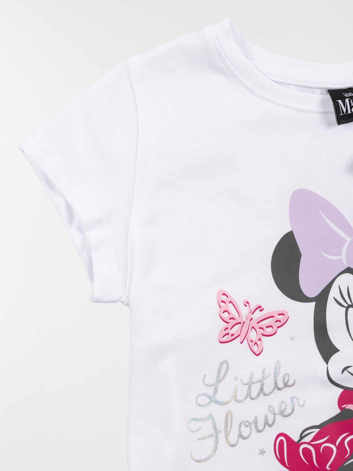 Tee-shirt blanc Minnie fille (3-10A)