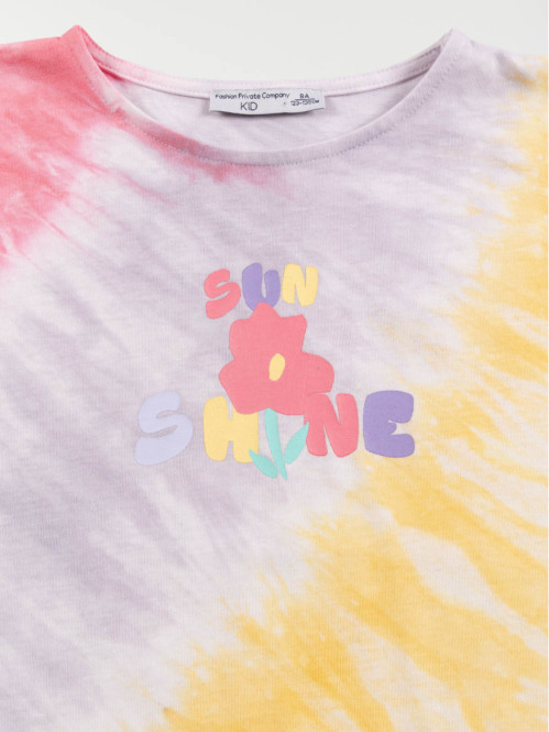 T-shirt cape multicolore...