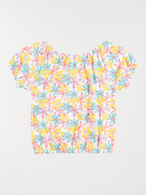 T-shirt motif tropical fille (3-12A)