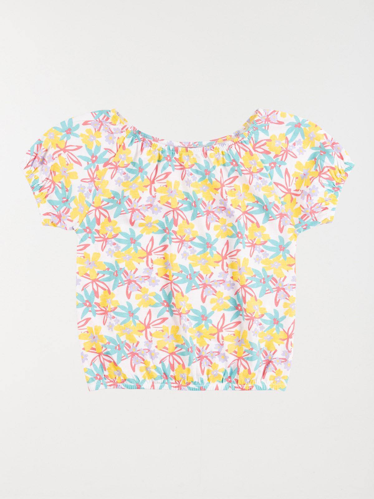 T-shirt motif tropical fille (3-12A)