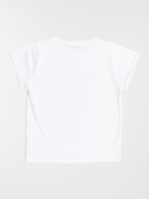 Tee-shirt petit coeur fille (3-8A) Tee-shirt petit coeur fille (3-8A)