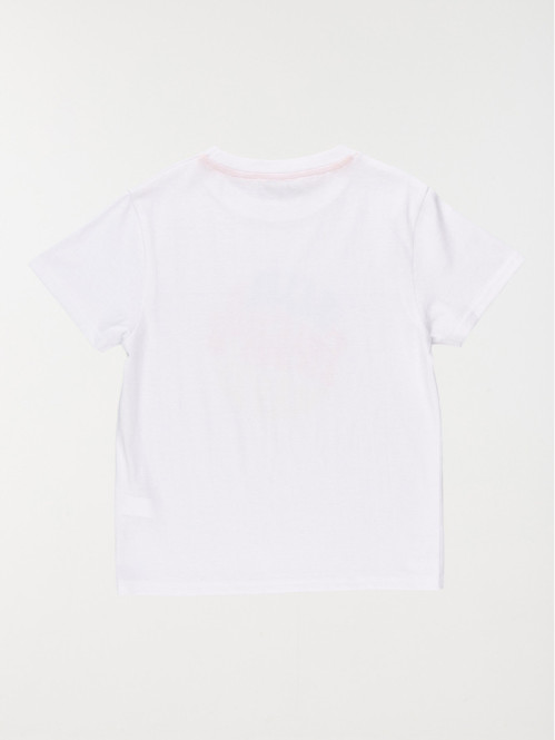 Tee-shirt blanc imprimé...