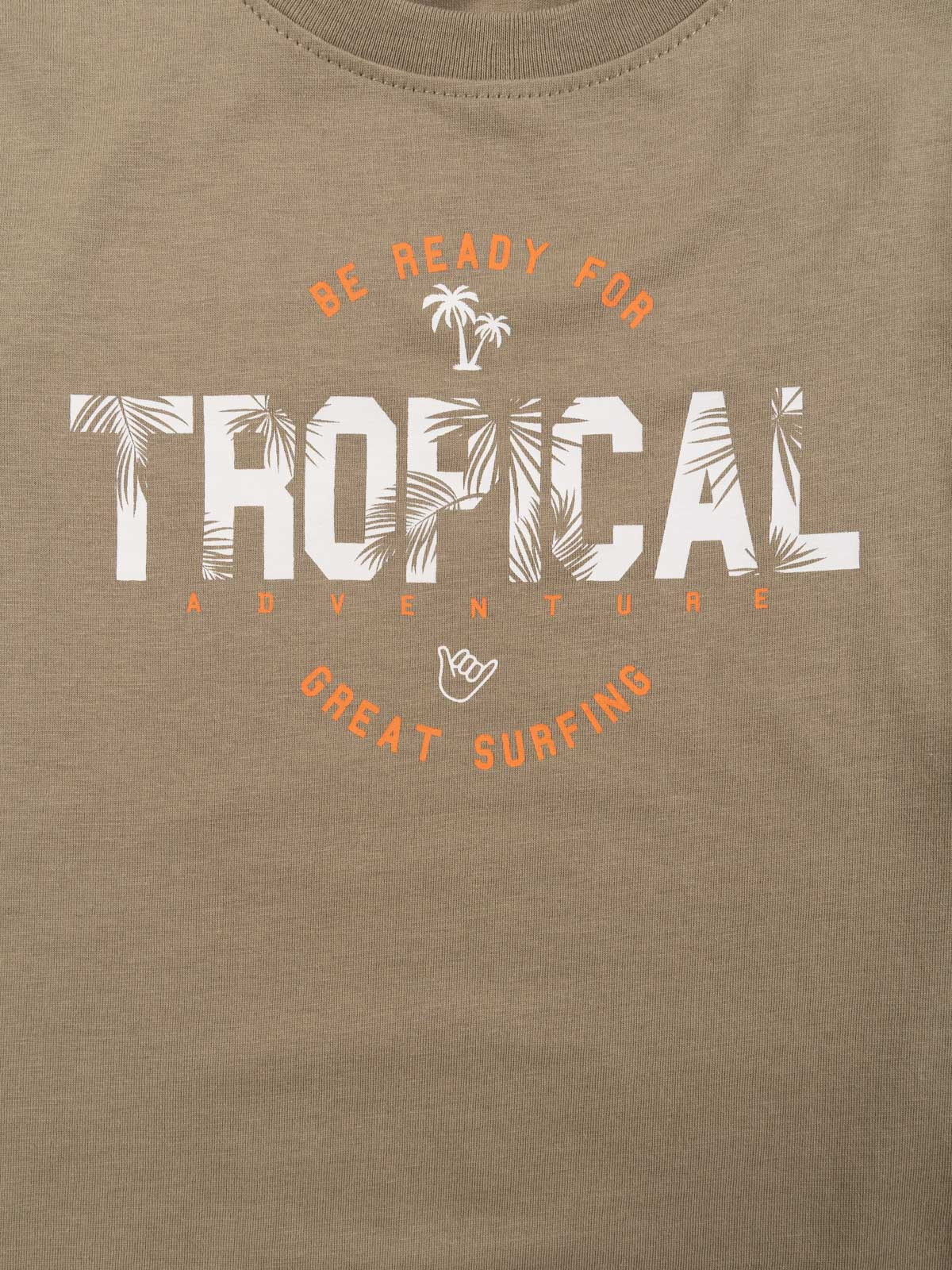 Tee-shirt tropical garçon (3-12A)