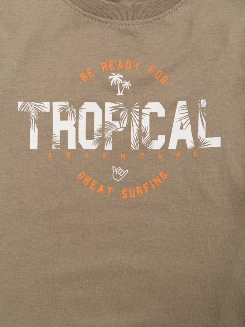 Tee-shirt tropical garçon (3-12A)